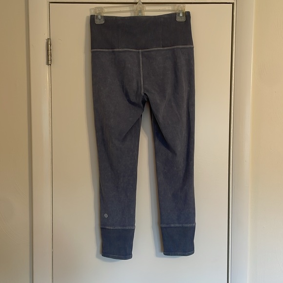 NWOT Lululemon blue/grey jogger style leggings size 4 - Picture 4 of 6